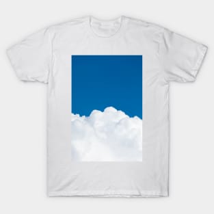 White cloud and blue sky T-Shirt